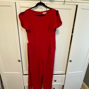Calvin Klein Red Jumpsuit
